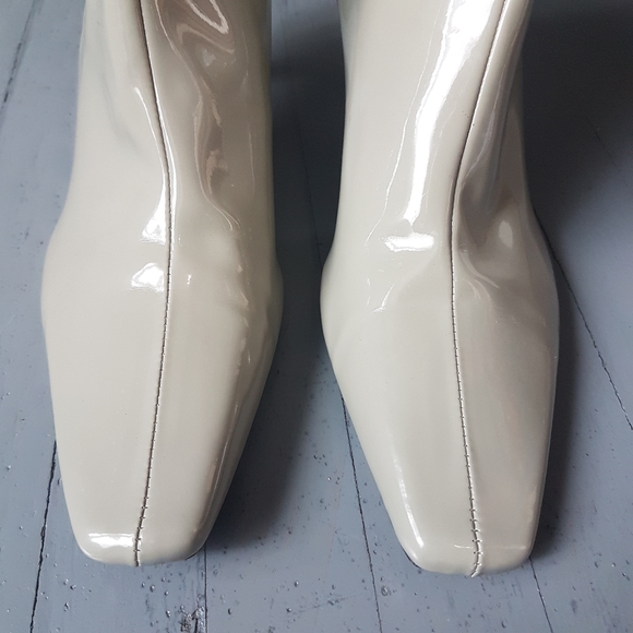 Zara Faux Patent Leather Boots - Picture 10 of 12